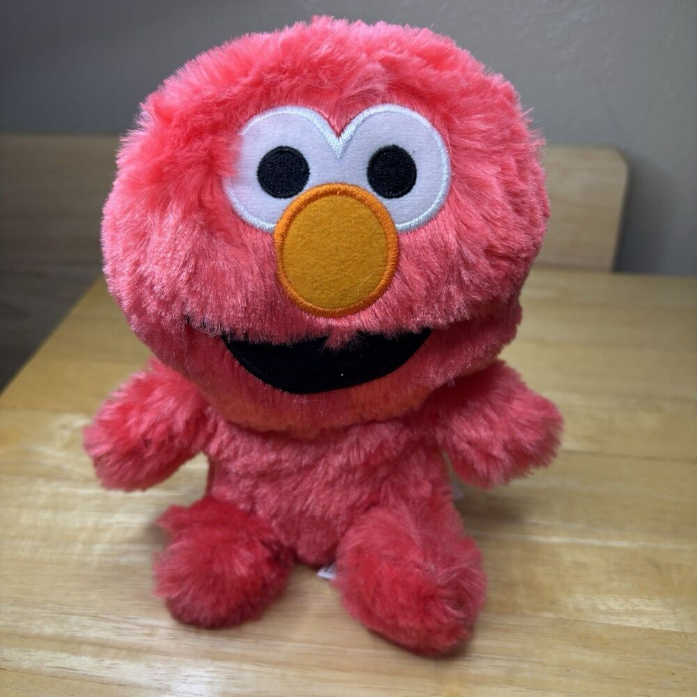 Sesame Street Elmo‎ Stuffed Plush Red 7" 2022 Toy Factory